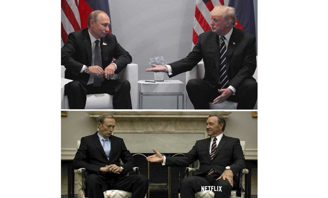 ¿Trump-Putin o Underwood-Petrov? Comparan G20 con House of Cards