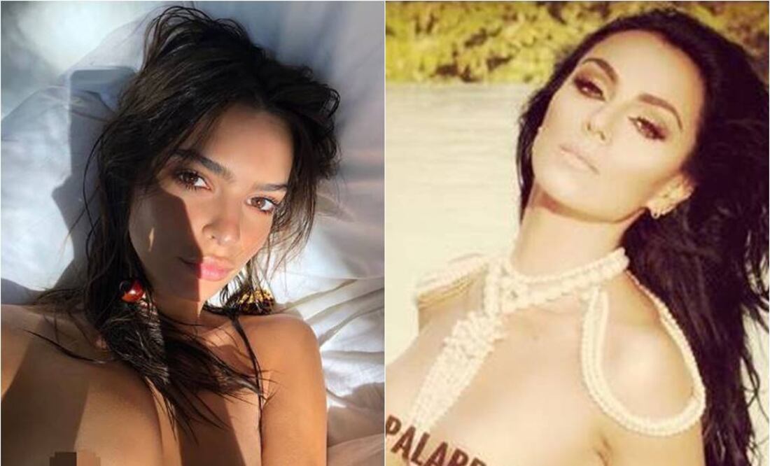 Las famosas tienen que cubrir sus pezones para no ser censuradas FOTO: INSTAGRAM