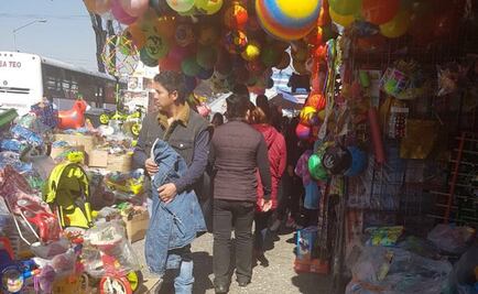 Comercio informal afecta ventas en jugueterías de Toluca durante Día de Reyes