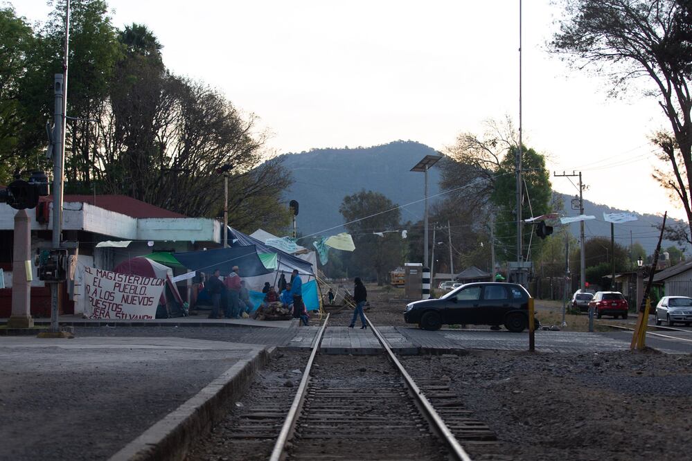 Bloqueo de la CNTE en Michoacán