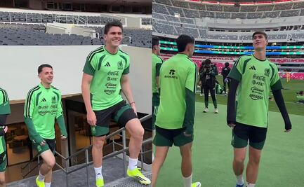 Álvaro Fidalgo regresa al Estadio Azteca; así reacciona la Selección Mexicana a las remodelaciones