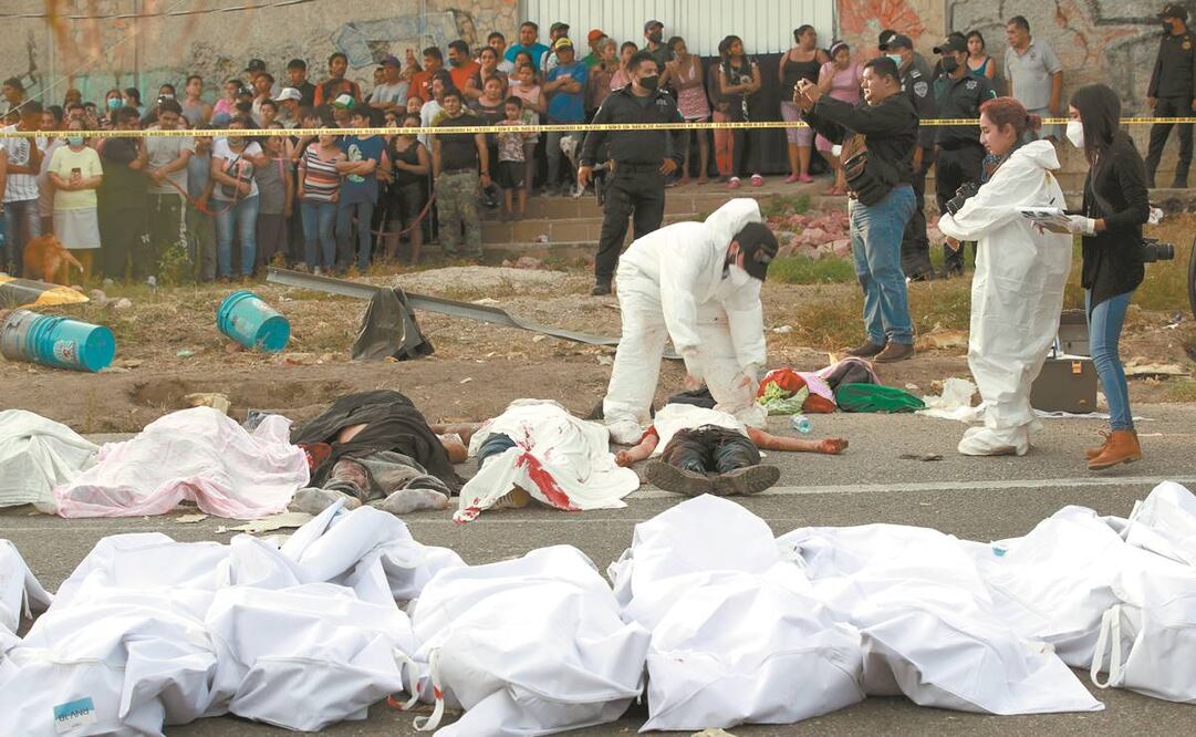 Hay 105 heridos. Entre las víctimas hay hombres, mujeres y menores de edad. Foto: AP.