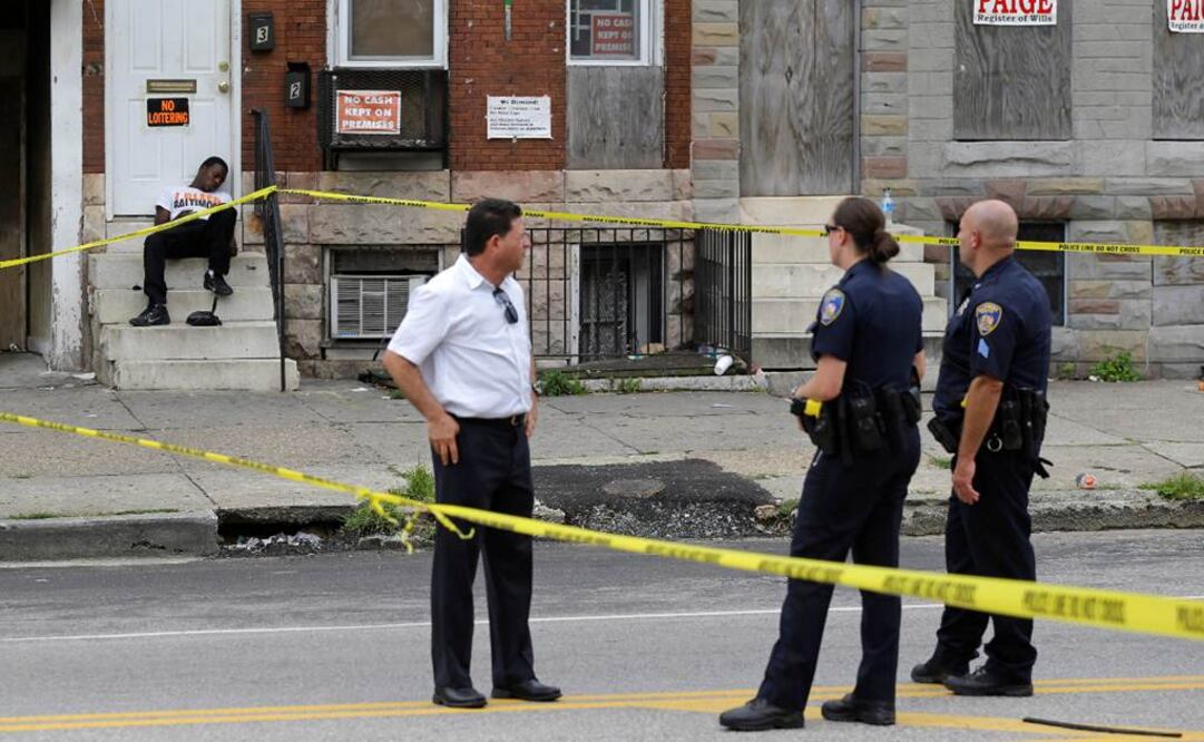 El hombre murió en el lugar y su esposa se encuentra en estado grave pero estable en un hospital de Baltimore y agregó que de momento no está claro el motivo del ataque Foto: AP