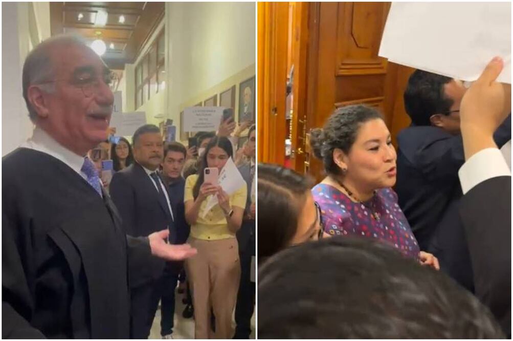 Segundo día de protestas dentro de la Suprema Corte. Foto: Especial