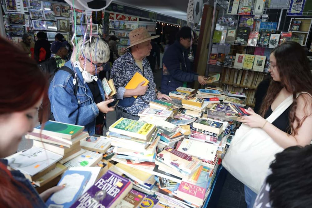 Imágenes de la Feria Internacional del Libro de Coyoacán, en el parque Hidalgo del Centro Histórico de Coyoacán. Ciudad de México 6 marzo 2026 
Foto:Fernanda Rojas /El Universal