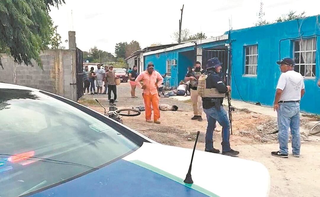 El sábado un comando armado asesinó a 14 civiles en Reynosa. En la investigación del móvil ya trabajan la Guardia Nacional, el Ejército y la policía local. Foto: EFE