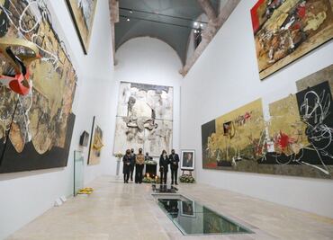 Depositan cenizas de Manuel Felguérez en el Museo de Arte Abstracto de Zacatecas