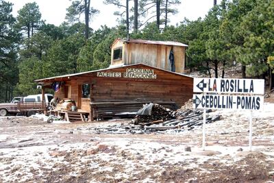 La Rosilla, Durango, registra 9 grados bajo cero