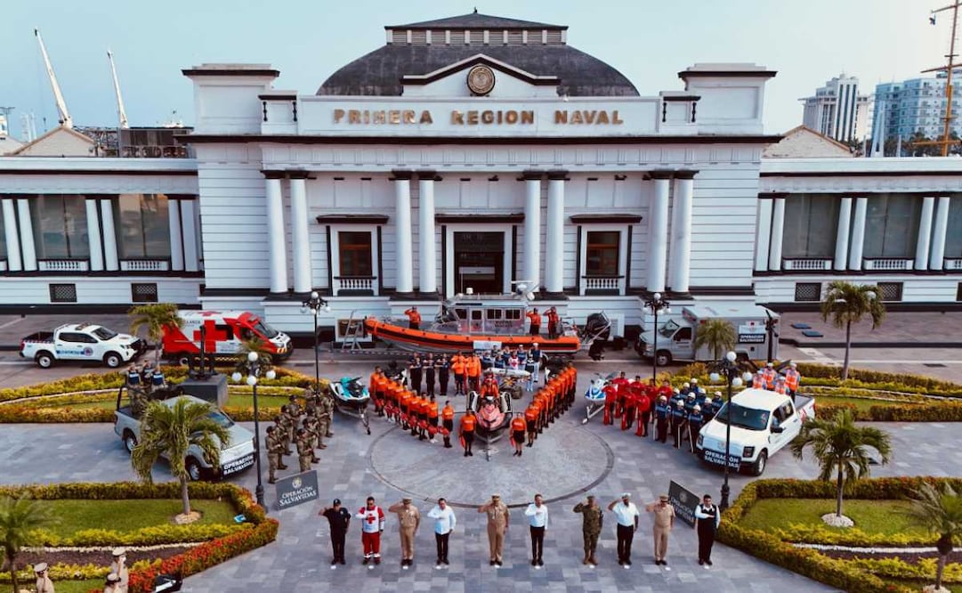 Arranca operativo de seguridad turística en playas y costas de Veracruz (17/12/2025). Foto: Especial