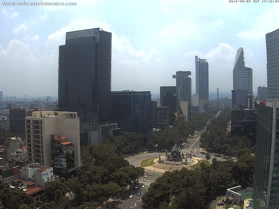 Imagen tomada del Twitter de Webcams de México