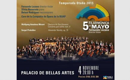 Filarmónica 5 de Mayo interpretará a Mozart