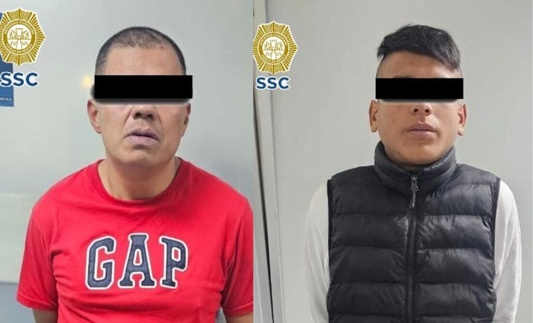 Detenidos en la V. Carranza. Foto: Especial