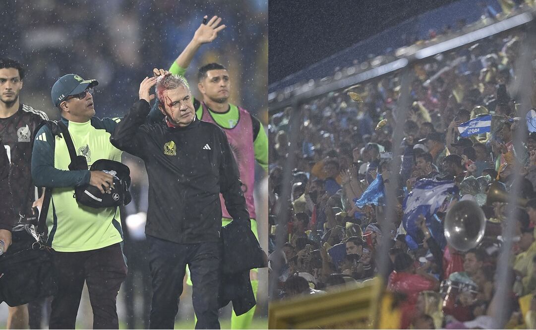Así se vivió la violencia en el partido entre México y Honduras - Fotos: Imago7