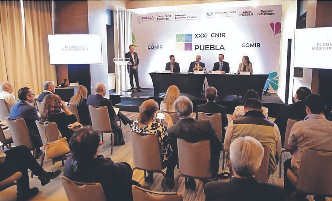 El martes pasado se anunció oficialmente la realización en Puebla del 31 Congreso Nacional de la Industria de Reuniones (CNIR) 2025 por parte del gobierno de la entidad y el Consejo Mexicano de la Industria de Reuniones (Comir). Foto Especial