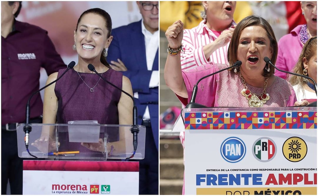 Colectivo feminista integrado por mujeres de la política, celebraron el que sean las ambas aspirantes las que compitan por la presidencia / Foto: Archivo. EL UNIVERSAL