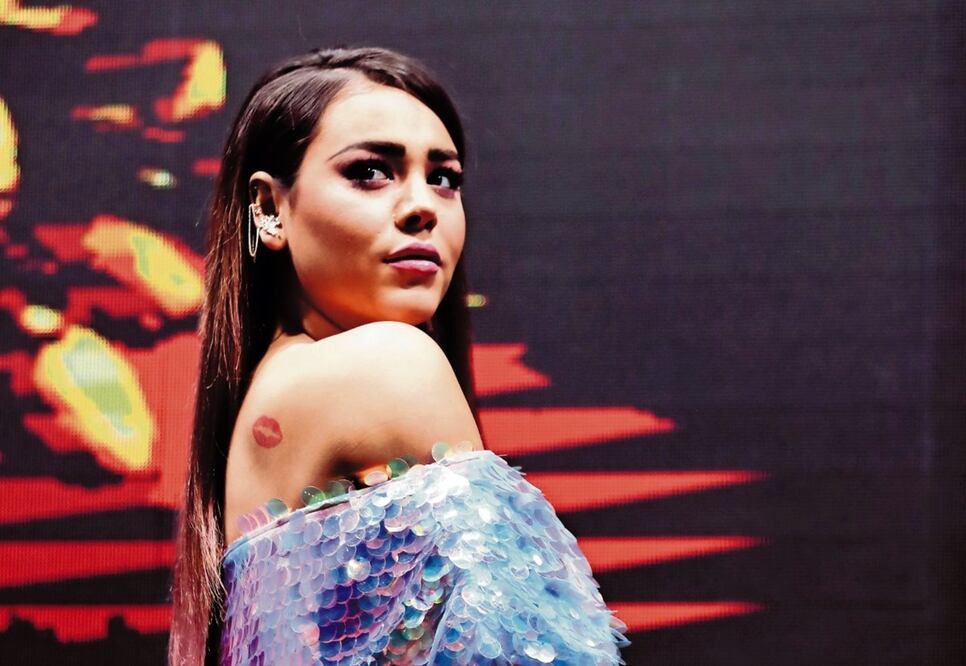 Danna Paola deslumbró en la final de La Academia con este look / Foto: Archivo EL UNIVERSAL