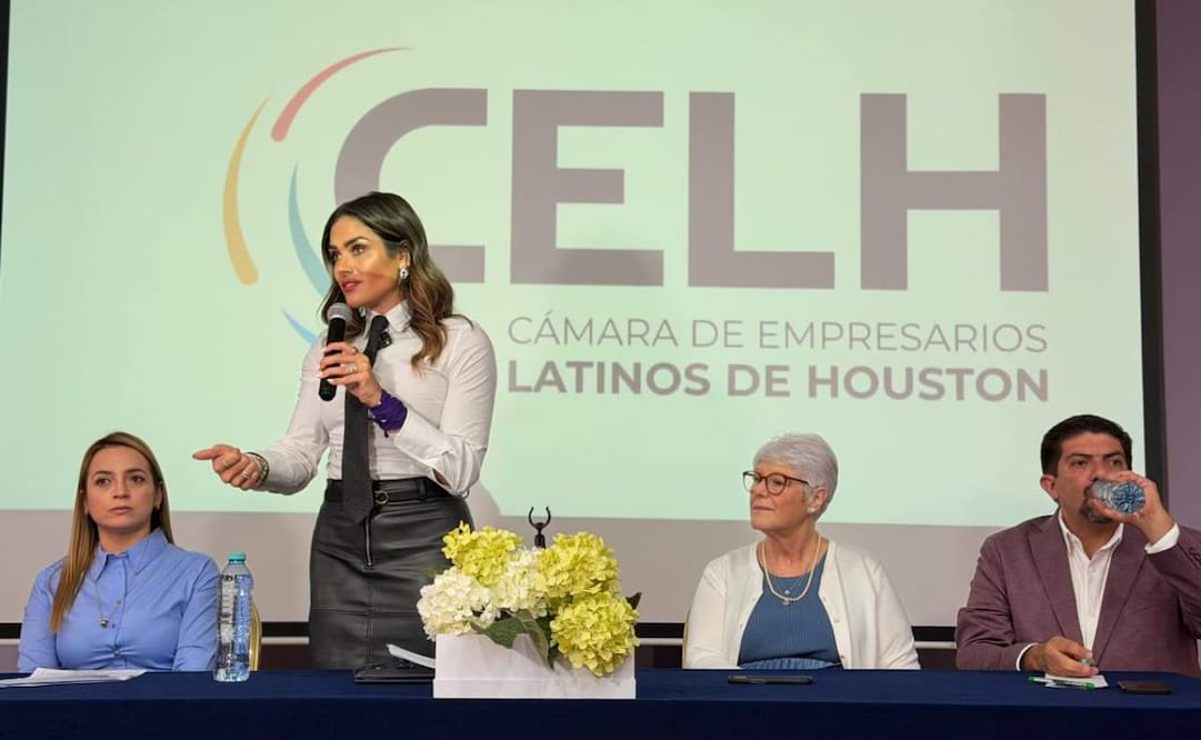 Alessandra Rojo de la Vega se reúne con empresarios latinos de Houston (16/03/2026). Foto: Especial