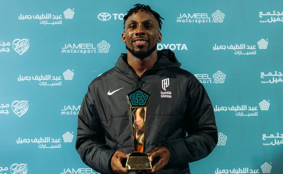 Julián Quiñones continúa encendido en la Liga de Arabia. FOTO: @AlQadsiahEN