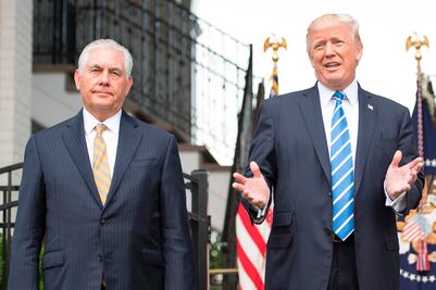 Trump o Tillerson: ¿Quién habla en nombre de Estados Unidos?