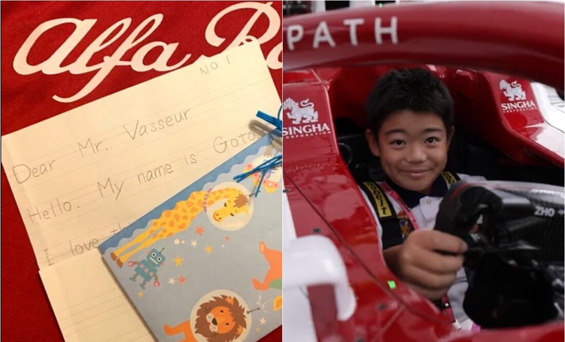 Escudería de la Fórmula 1 cumple sueño a niño que donó sus ahorros para salvar al equipo / FOTO: ESPECIAL