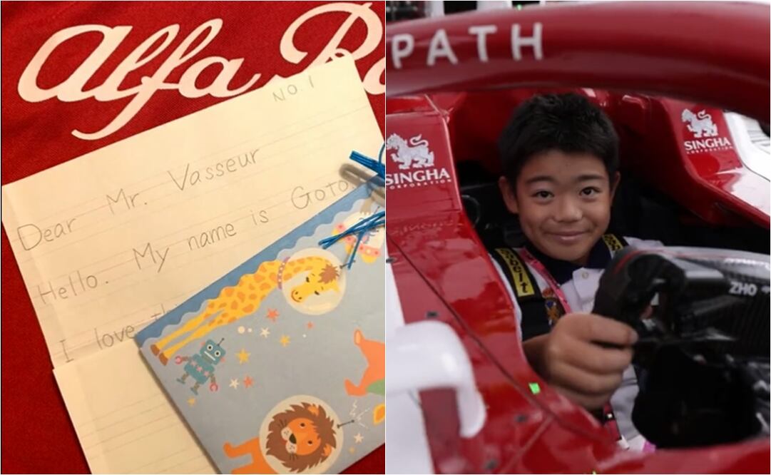 Escudería de la Fórmula 1 cumple sueño a niño que donó sus ahorros para salvar al equipo / FOTO: ESPECIAL