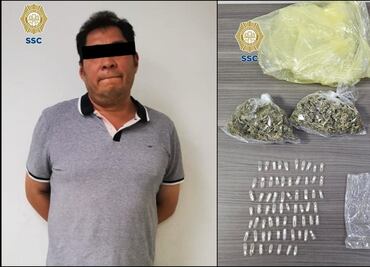 Detienen a un hombre en posesión de marihuana; podría estar relacionado con droga que se ofrece por redes sociales
