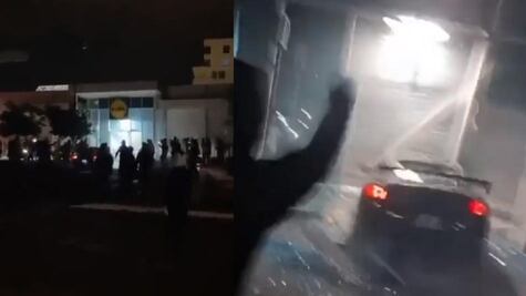 Sigue el caos en Francia por muerte de joven; estrellan auto deportivo contra una tienda