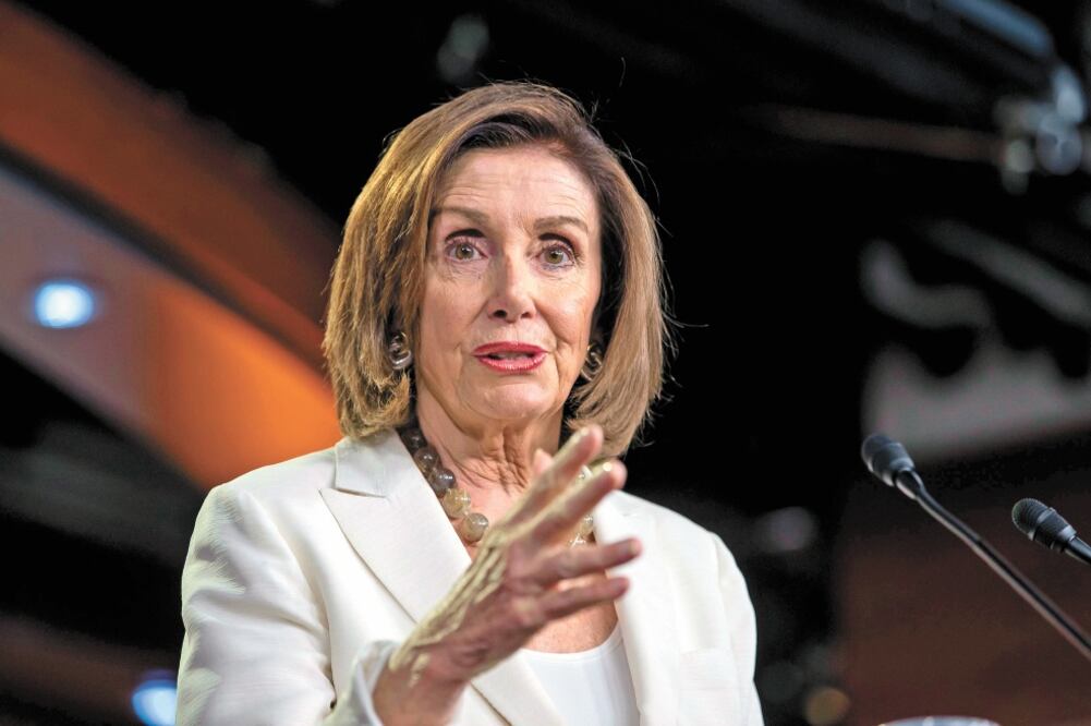 Revisión legislativa. Nancy Pelosi aseguró que los demócratas trabajan para resolver asuntos que bloquean la ratificación del T-MEC. Foto: ARCHIVO EL UNIVERSAL