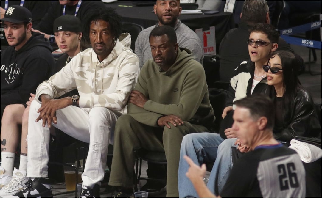 Peso Pluma, Scottie Pippen y Danna Paola, presentes en la Arena Ciudad de México. FOTO: CARLOS MEJÍA/ EL UNIVERSAL