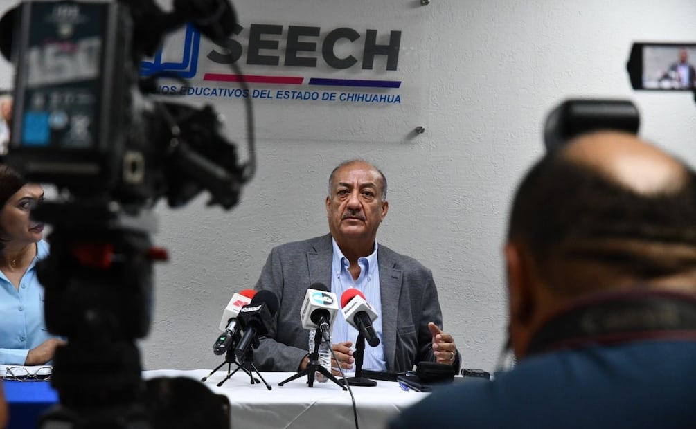 Francisco Hugo Gutiérrez Dávila, secretario de Educación y Deporte (SEyD), dio a conocer que Chihuahua armonizará las adecuaciones al calendario escolar. | Foto: Especial,