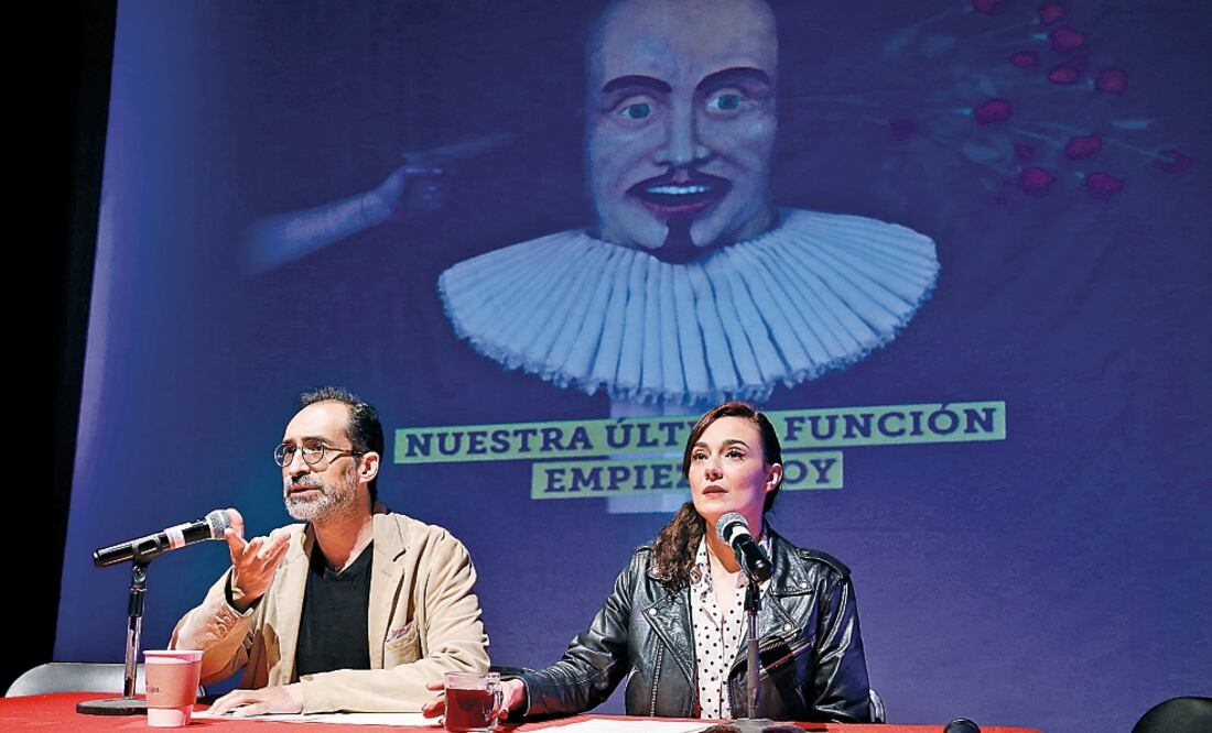 Bruno Bichir e Itari Marta decidieron despedir el lugar “como se merece”. (AGUSTÍN SALINAS. EL UNIVERSAL)