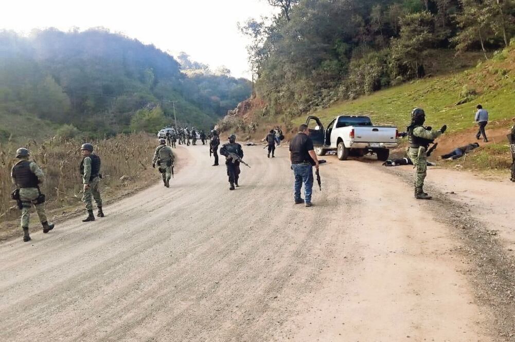 El enfrentamiento entre policías comunitarios e integrantes de Los Ardillos se registró en la comunidad de Rincón de Chautla, en Chilapa, Guerrero. (ESPECIAL)