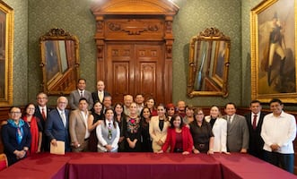 Sheinbaum se reúne con mandatarios estatales para dar seguimiento al IMSS-Bienestar; asiste la gobernadora interina de Sinaloa