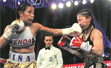 Yesenia Gómez defiende fajín fuera de casa