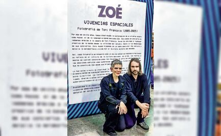 “Vivencias espaciales”: Toni François expone 20 años de historia junto a Zoé en el Metro de CDMX