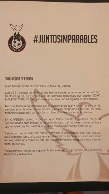 Joao Maleck ya tiene nuevo equipo en el futbol mexicano