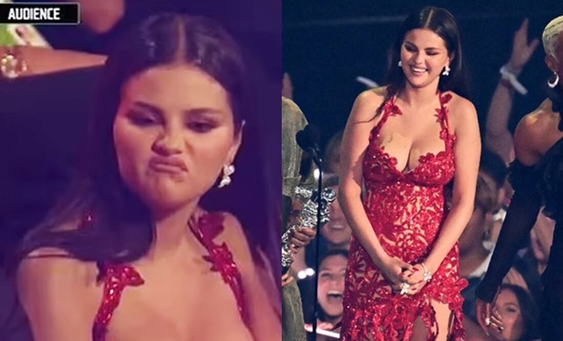 Selena Gomez fue una de las famosas que se presentó en los VMA anoche; su presencia causó sensación y polémica.
Fotos: Twitter y AFP