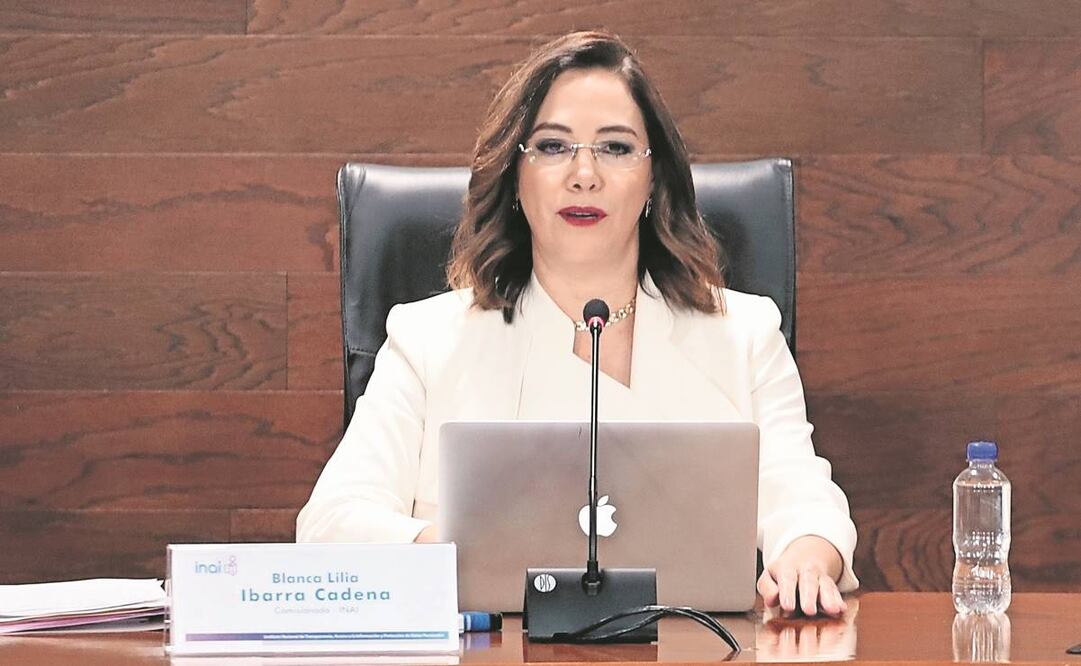 La comisionada presidenta del Inai, Blanca Lilia Ibarra Cadena, participó en una reunión sobre pactos sociales y políticos, en Chile. Foto: Archivo/ EL UNIVERSAL.