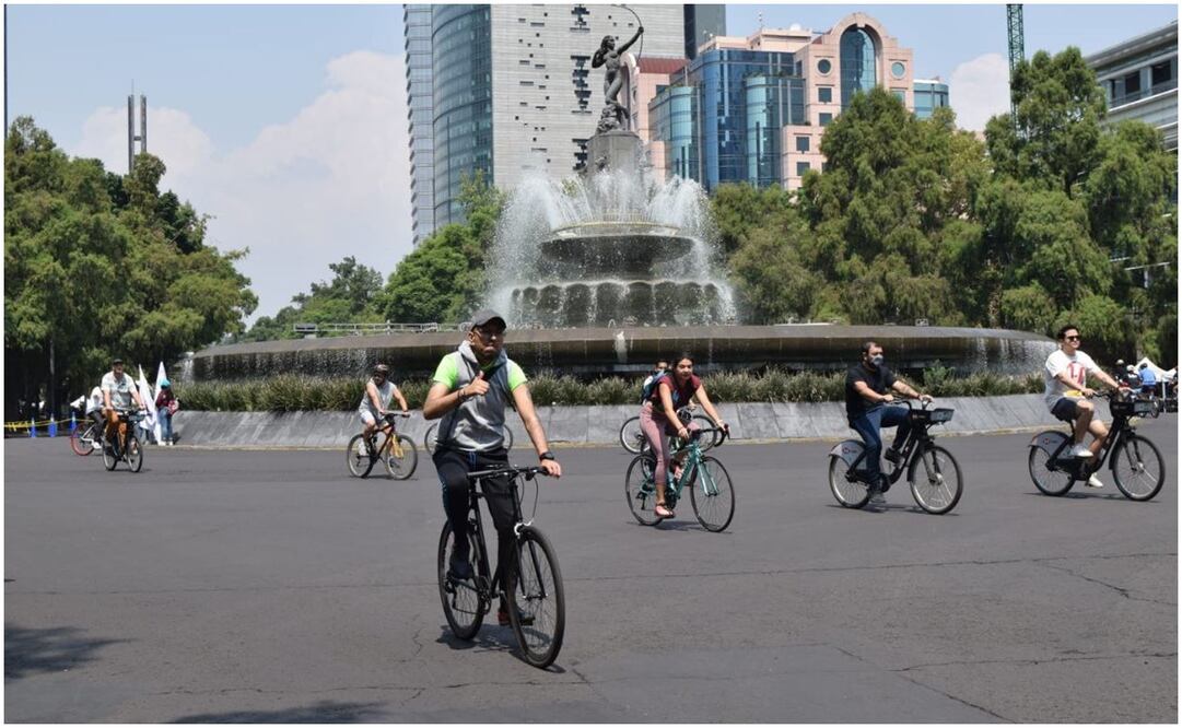 Ciclistas en CDMX. Foto: Especial