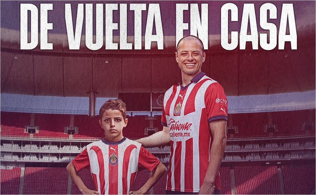 Javier Hernández regresa al Guadalajara 14 años después. FOTO: @TapatioCD