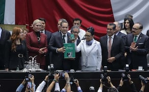 Rosa Icela Rodríguez hace entrega del segundo informe de gobierno presentado esta mañana por la presidenta Claudia Sheinbaum (01/09/2026). Foto: Gabriel Pano / EL UNIVERSAL