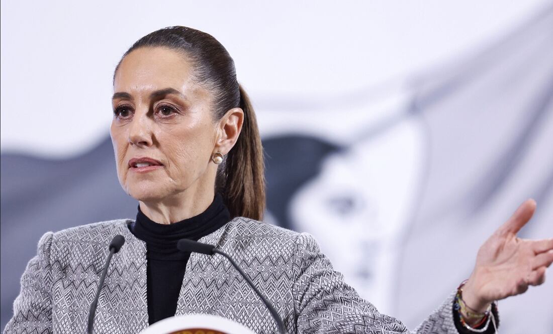 Claudia Sheinbaum anuncia revisión al trabajo de los cónsules en la mañanera del 28 de febrero de 2025. Foto: EFE