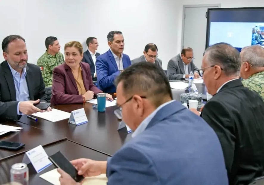 La mandataria habló de la importancia de la coordinación en la lucha contra la delincuencia. Foto: Especial