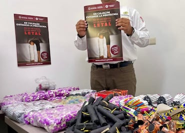 Inician campaña para combatir venta de pirotecnia en 4 municipios de Sinaloa; aseguran 50 kilos de artefactos en Culiacán