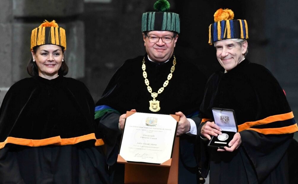 UNAM entrega honoris causa a 14 personalidades (18/11/2025). Foto: Mario Jasso / cuartoscuro