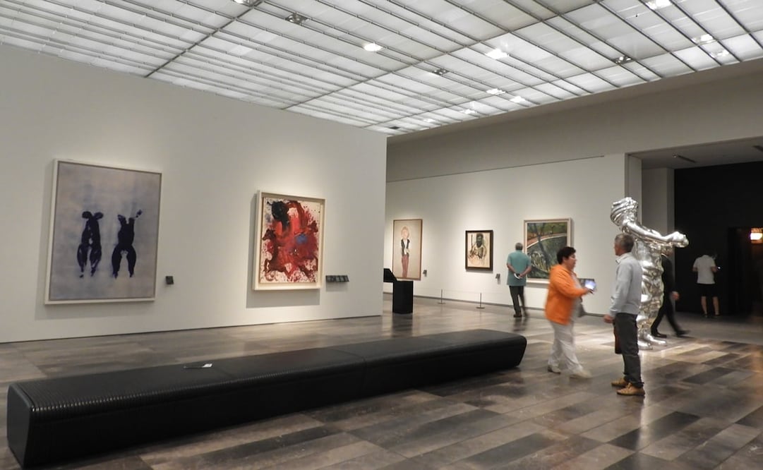 Sala de arte contemporáneo del museo Louvre Abu Dhabi. Foto: Frida Juárez/ EL UNIVERSAL