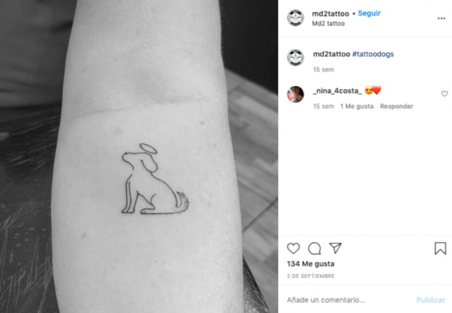 Tatuajes ideales si amas a los perritos