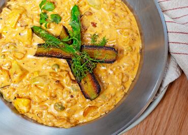 Prepara este risotto con vegetales