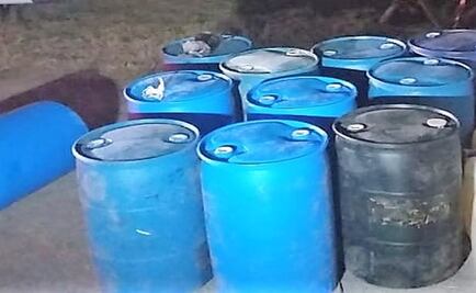 Policía estatal asegura 2 mil 500 litros de combustible en Reynosa