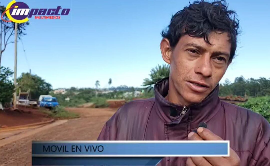 Elías De Souza, un argentino de 32 años.  Foto: Tomada del video 